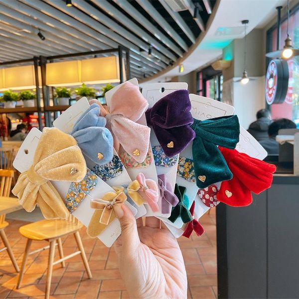 hair accessories 3 pcs kids children's simple cute colorful velvet bow duckbill clip sweet girl baby floral fabric bb, Slivery;white
hair accessories 3 pcs kids children's simple cute colorful velvet bow duckbill clip sweet girl baby floral fabric bb, Slivery;white