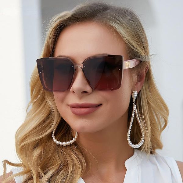 sunglasses 2021 oversized square women fashion large frame rectangle sun glasses for men trendy, White;black
sunglasses 2021 oversized square women fashion large frame rectangle sun glasses for men trendy, White;black