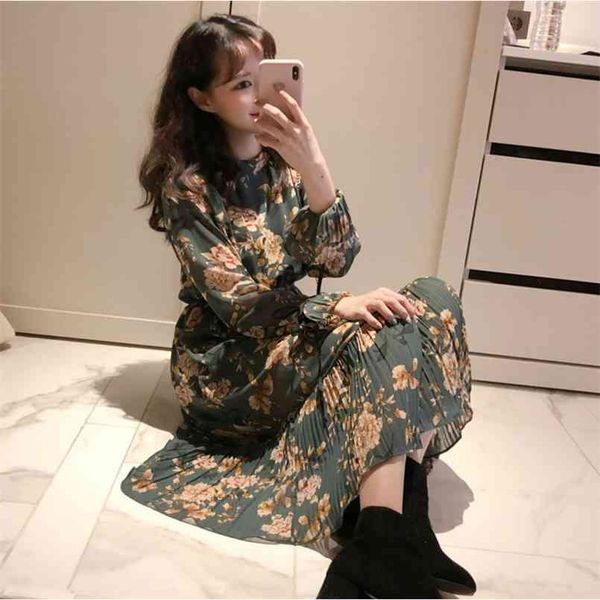 floral dress straps autumn spring a line office lady dress women o neck casual dresses vestido 210423, Black;gray
floral dress straps autumn spring a line office lady dress women o neck casual dresses vestido 210423, Black;gray