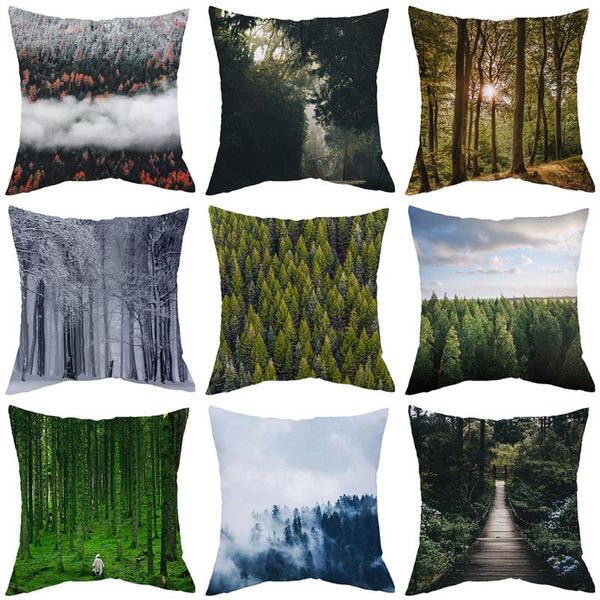 pillow case forest scenery pillowcase tree throw cotton linen home office decoration
pillow case forest scenery pillowcase tree throw cotton linen home office decoration