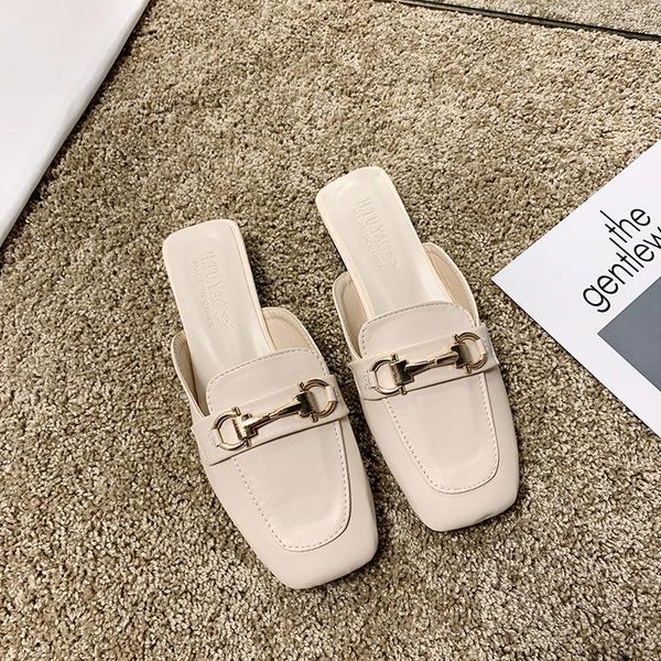 slippers square toe half women shoes woman mules slides 2021 spring summer fashion metal buckle thick low heels casual, Black
slippers square toe half women shoes woman mules slides 2021 spring summer fashion metal buckle thick low heels casual, Black