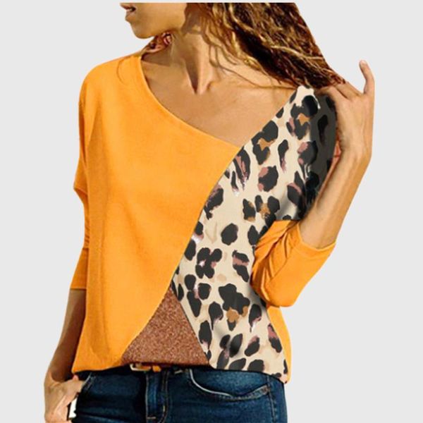 leopard patchwork t shirt long sleeve tee shirts women spring autumn v neck tee 2021 casual loose t-shirt harajuku, White
leopard patchwork t shirt long sleeve tee shirts women spring autumn v neck tee 2021 casual loose t-shirt harajuku, White