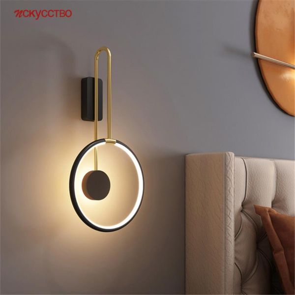 european modern design black gold ring led wall lamp for hallway el stairs sconce loft decor indoor round lighting fixtures
european modern design black gold ring led wall lamp for hallway el stairs sconce loft decor indoor round lighting fixtures