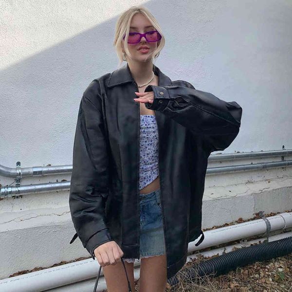 leather jacket high fashion men belt handsome fashion simple color zipper lapel coat autumn style, Black
leather jacket high fashion men belt handsome fashion simple color zipper lapel coat autumn style, Black