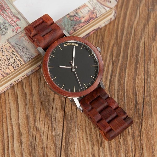 wristwatches bobo bird red wooden band watches men natural handmade japan movement quartz wood relogio masculino c-m16, Slivery;brown
wristwatches bobo bird red wooden band watches men natural handmade japan movement quartz wood relogio masculino c-m16, Slivery;brown