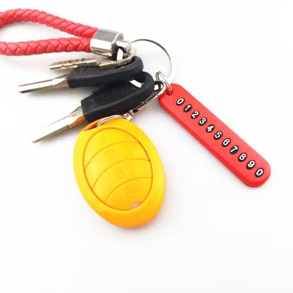 keychains anti-lost car keychain phone number card keyring leather bradied rope auto vehicle key chain holder, Silver
keychains anti-lost car keychain phone number card keyring leather bradied rope auto vehicle key chain holder, Silver