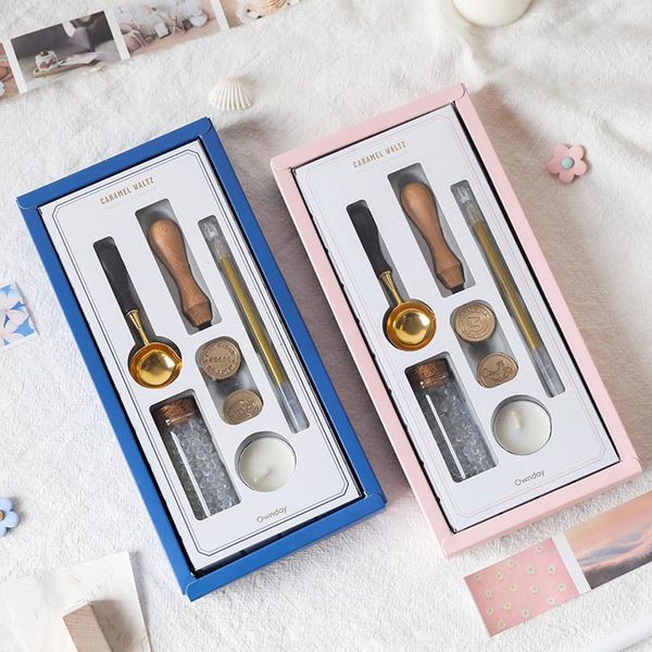 retro wax seal stamps antique sealing spoon set bead sticks melting gift box diy decorative party favor
retro wax seal stamps antique sealing spoon set bead sticks melting gift box diy decorative party favor
