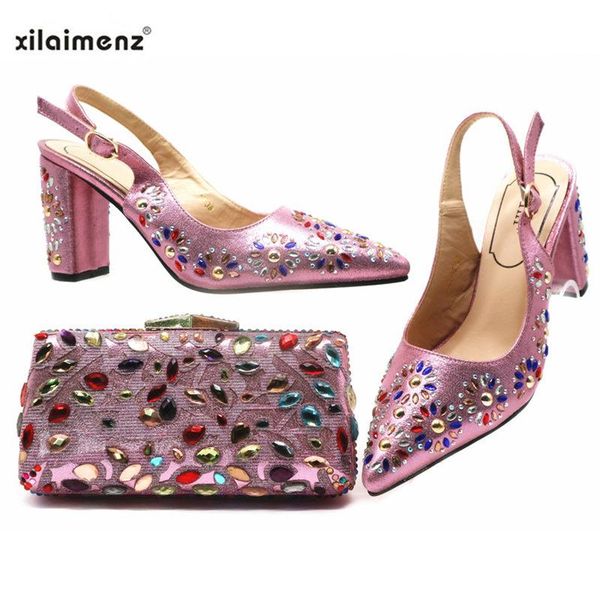 dress shoes arrival pink woman sandals with matching bags set african rhinestone high heels 8m and bag for party, Black
dress shoes arrival pink woman sandals with matching bags set african rhinestone high heels 8m and bag for party, Black