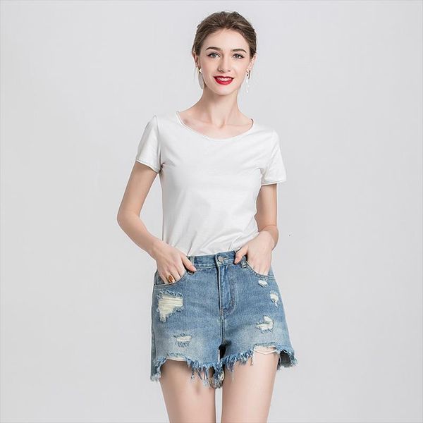 arrival casual summer denim womens pants shorts high waists fur lined leg openings plus size short jeans, Black;white
arrival casual summer denim womens pants shorts high waists fur lined leg openings plus size short jeans, Black;white