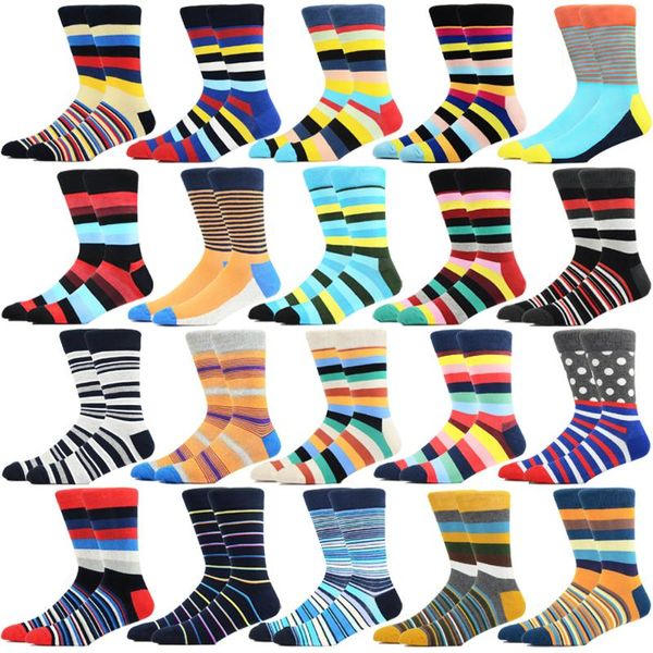 men's socks stripe casual business happy combed cotton harajuku fashion clothing gentleman men gift, Black
men's socks stripe casual business happy combed cotton harajuku fashion clothing gentleman men gift, Black