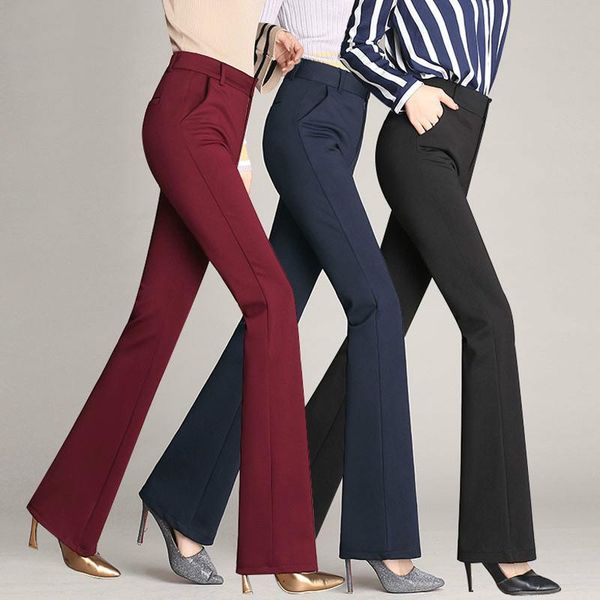 women's pants & capris black blue skinny flare women ladies office high waist pocket straight work wear trousers casual plus size, Black;white
women's pants & capris black blue skinny flare women ladies office high waist pocket straight work wear trousers casual plus size, Black;white