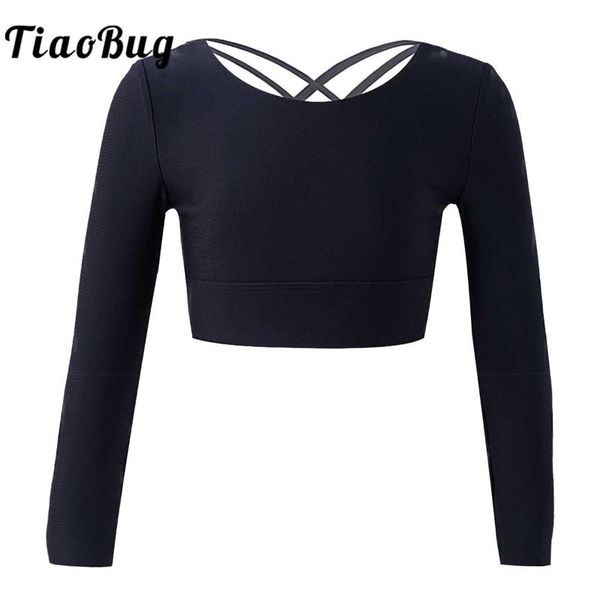 stage wear girls sports pure color long sleeve crop jazz balletstreet dance workout dancewear, Black;red
stage wear girls sports pure color long sleeve crop jazz balletstreet dance workout dancewear, Black;red