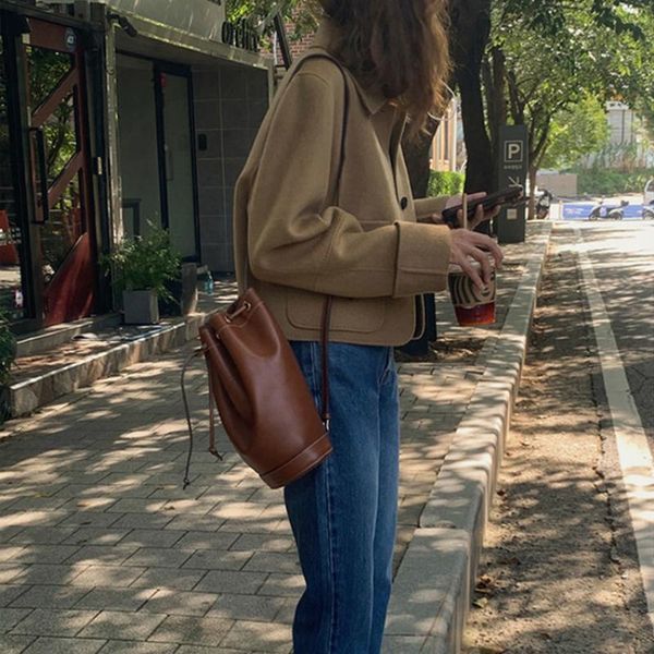 women's wool & blends autumn 2021 korean winter women casual high end black short double sided 100% coat loose plus size woolen overcoa
women's wool & blends autumn 2021 korean winter women casual high end black short double sided 100% coat loose plus size woolen overcoa