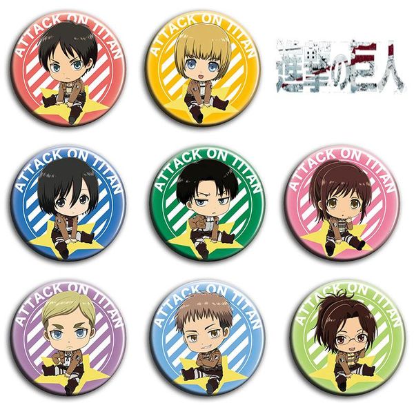 pins, brooches shingeki no kyojin survey corps attack on titan 58mm badges cute anime button, Gray
pins, brooches shingeki no kyojin survey corps attack on titan 58mm badges cute anime button, Gray