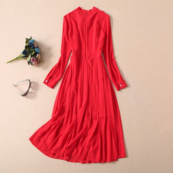 capris chiffon 2021 spring runway ladies bow collar ruffle deco long sleeve mid-calf length pleated red, Black;gray
capris chiffon 2021 spring runway ladies bow collar ruffle deco long sleeve mid-calf length pleated red, Black;gray