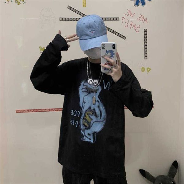 men's t-shirts harajuku japo tshirt streetwear das mulheres dos homens casual de manga longa moda preto t camisa 5aw9, White;black
men's t-shirts harajuku japo tshirt streetwear das mulheres dos homens casual de manga longa moda preto t camisa 5aw9, White;black