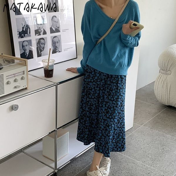 matakawa retro hit color floral woman skirts spring a-line korean skirts womens temperament high waist drape skirt 210513, Black
matakawa retro hit color floral woman skirts spring a-line korean skirts womens temperament high waist drape skirt 210513, Black