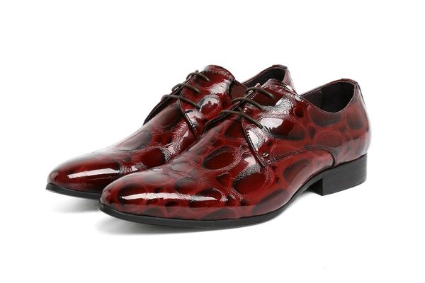 dress shoes leather men's pointed toe formal wear cowhide patent men wedding, Black
dress shoes leather men's pointed toe formal wear cowhide patent men wedding, Black