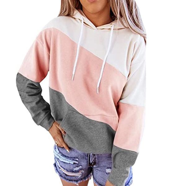#55 autumn winter casual women patchwork striped pullover warm long sleeve hoody pockets double hooded sweatshirt women's hoodies & sw, Black
#55 autumn winter casual women patchwork striped pullover warm long sleeve hoody pockets double hooded sweatshirt women's hoodies & sw, Black