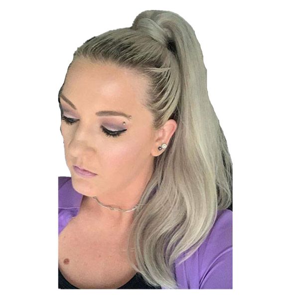 human ponytail extension salt and pepper grey hair piece wrap around gray hairs extensions clip in ponytails hairpiece for women natural wav, Black
human ponytail extension salt and pepper grey hair piece wrap around gray hairs extensions clip in ponytails hairpiece for women natural wav, Black