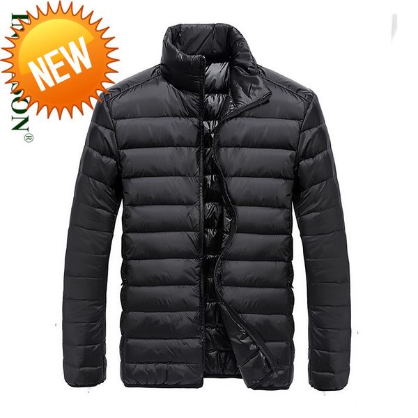 new arrival ultra light down jacket men simple design classic stand collar 90% white duck coat brand winter, Black
new arrival ultra light down jacket men simple design classic stand collar 90% white duck coat brand winter, Black