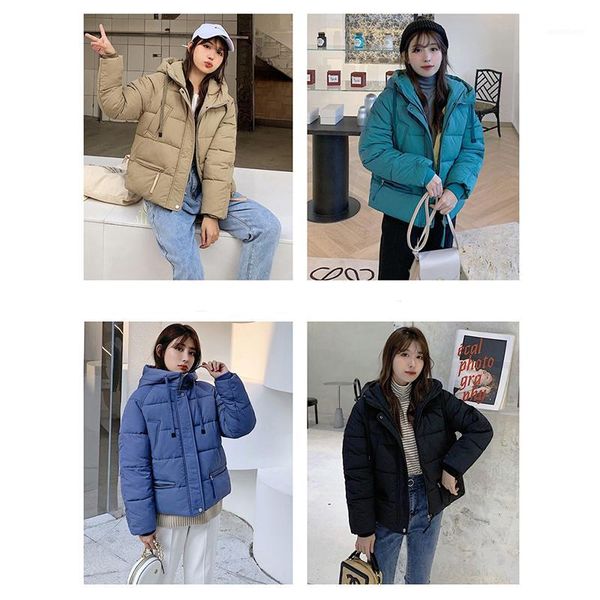 women's down & parkas ladies short cotton jacket autumn and winter plus velvet thick warm trend college wind large pocket clothing, Black
women's down & parkas ladies short cotton jacket autumn and winter plus velvet thick warm trend college wind large pocket clothing, Black