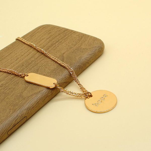 chokers round card pendant short clavicle chain necklace for women fashionable simple punk geometric link choker party jewelry, Golden;silver
chokers round card pendant short clavicle chain necklace for women fashionable simple punk geometric link choker party jewelry, Golden;silver