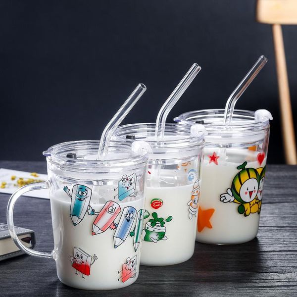 mugs 350ml cute cartoon animal glass cup with straw double wall glasses tumbler cups home milk coffee juice mug scale
mugs 350ml cute cartoon animal glass cup with straw double wall glasses tumbler cups home milk coffee juice mug scale