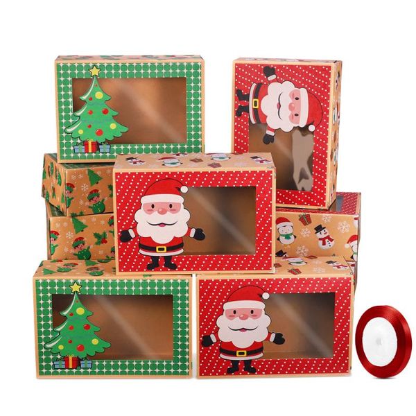 gift wrap hemoton 12pcs christmas cookie boxes portable candies baking cupcake muffin party favor holders with roll of ribbon
gift wrap hemoton 12pcs christmas cookie boxes portable candies baking cupcake muffin party favor holders with roll of ribbon