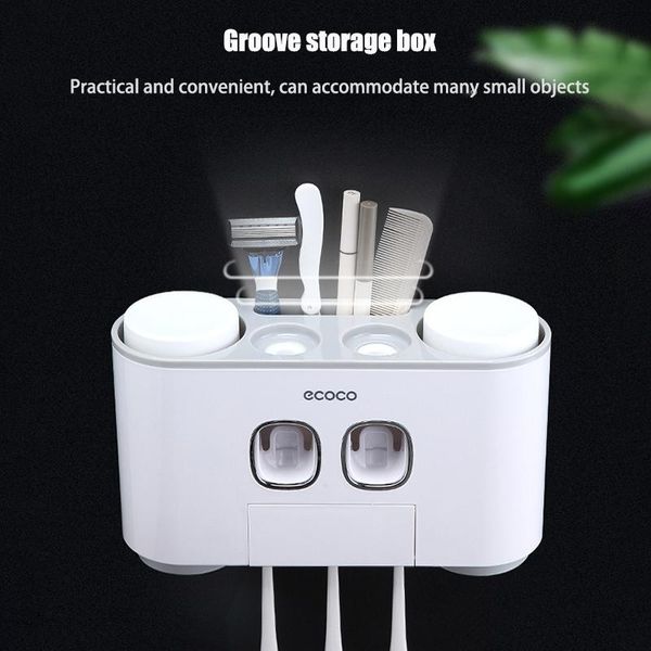 bathroom automatic toothpaste dispenser wall mounted squeezer toothbrush holder showerroom decoration accessory set bath
bathroom automatic toothpaste dispenser wall mounted squeezer toothbrush holder showerroom decoration accessory set bath