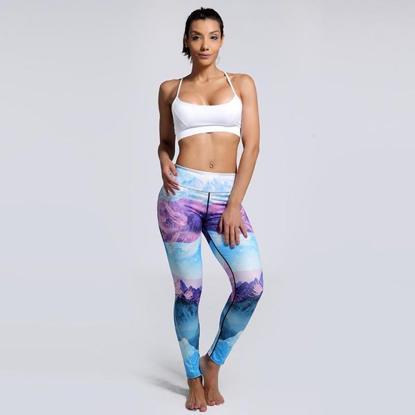women's leggings pink legging slim high waist snow mountain printed elastic quick dry sporting professional fitness pant aor women clot, Black
women's leggings pink legging slim high waist snow mountain printed elastic quick dry sporting professional fitness pant aor women clot, Black