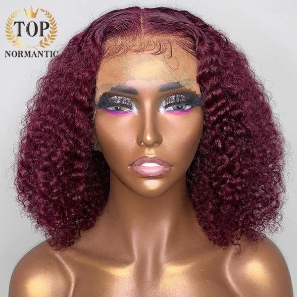 ormantic 99j human hair wigs with baby brazilian remy lace front for women deep curly bob1, Black;brown
ormantic 99j human hair wigs with baby brazilian remy lace front for women deep curly bob1, Black;brown