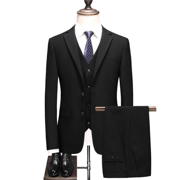 men's suits & blazers pure black male suit big three sets of groom fashion pieces get married classic business gentry social banquet to, White;black
men's suits & blazers pure black male suit big three sets of groom fashion pieces get married classic business gentry social banquet to, White;black