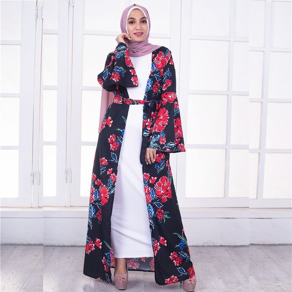 casual dresses kaftan hijab dress muslim open abaya dubai floral print abayas for women turkish islamic clothing caftan djellaba f, Black;gray
casual dresses kaftan hijab dress muslim open abaya dubai floral print abayas for women turkish islamic clothing caftan djellaba f, Black;gray