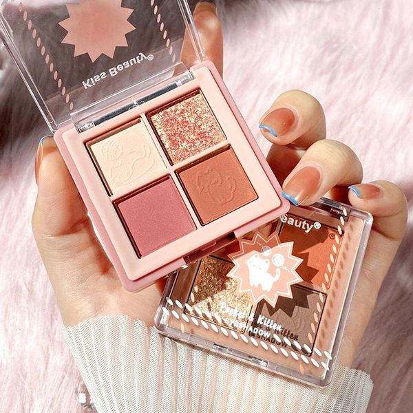 eye shadow 4 color pressed matte glitter eyeshadow palette waterproof long-lasting diamond shimmer nude shiny makeup sosmetics
eye shadow 4 color pressed matte glitter eyeshadow palette waterproof long-lasting diamond shimmer nude shiny makeup sosmetics