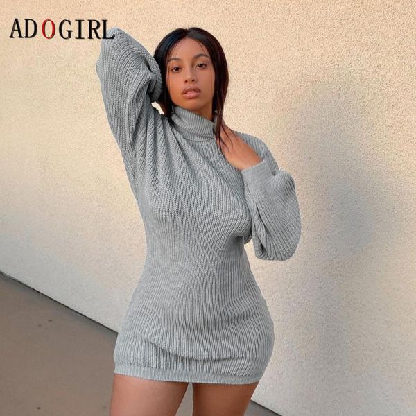 casual dresses adogirl solid knitted dress winter women long sleeve turtleneck autumn sweater knit thick warm mini, Black;gray
casual dresses adogirl solid knitted dress winter women long sleeve turtleneck autumn sweater knit thick warm mini, Black;gray