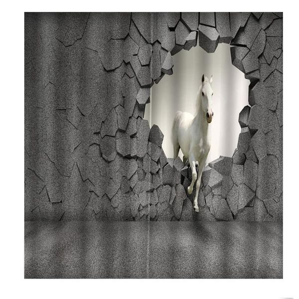 modern large custom wall broken white horse 3d curtain for living room bedroom blackout window drapes home decor sets &
modern large custom wall broken white horse 3d curtain for living room bedroom blackout window drapes home decor sets &