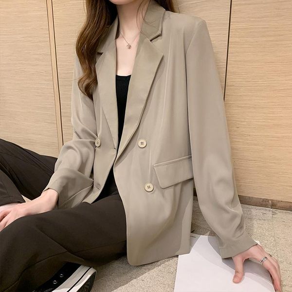 women's suits & blazers suit coat korean version 2021 spring and autumn loose casual versatile small top, White;black
women's suits & blazers suit coat korean version 2021 spring and autumn loose casual versatile small top, White;black