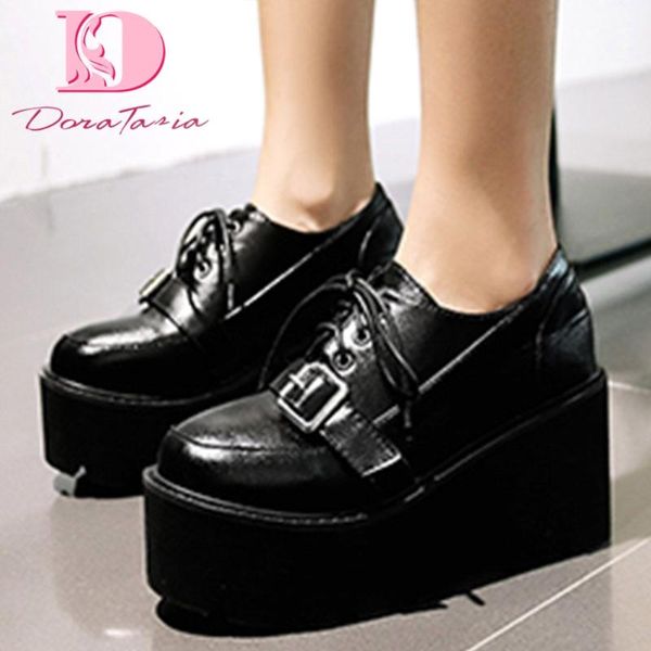 dress shoes doratasia 2021 arrivals women pumps high wedges round toe platform spring/autumn casual woman, Black
dress shoes doratasia 2021 arrivals women pumps high wedges round toe platform spring/autumn casual woman, Black