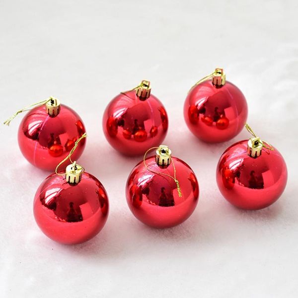 christmas balls decor 6pcs 5cm gold red sliver tree xmas for home noel year gift party decoration
christmas balls decor 6pcs 5cm gold red sliver tree xmas for home noel year gift party decoration
