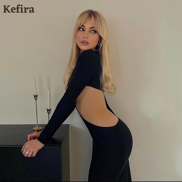casual dresses kefira 2021 autumn fashion black o neck midi hollow out dress women long sleeve y2k elegant skinny club party, Black;gray
casual dresses kefira 2021 autumn fashion black o neck midi hollow out dress women long sleeve y2k elegant skinny club party, Black;gray