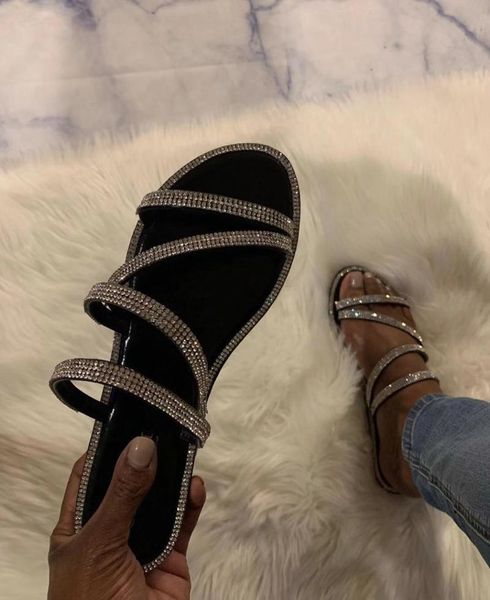 slippers diamond women summer crystal hollow flat slide ladies open toe casual slip on outdoor beach sandals 36-41 woman shoes, Black
slippers diamond women summer crystal hollow flat slide ladies open toe casual slip on outdoor beach sandals 36-41 woman shoes, Black