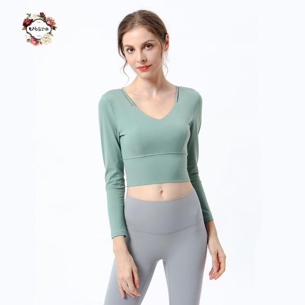 yoga outfit wbtro women fitness crop quick dry gym wear solid sports shirt long sleeve running t-shirts seamless top
yoga outfit wbtro women fitness crop quick dry gym wear solid sports shirt long sleeve running t-shirts seamless top