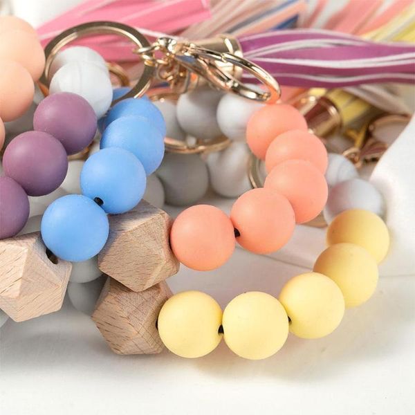 link, chain soft pottery beaded bracelet keychain trend wooden wholesale leather pendant jewelry bead tassel i2d1, Black
link, chain soft pottery beaded bracelet keychain trend wooden wholesale leather pendant jewelry bead tassel i2d1, Black