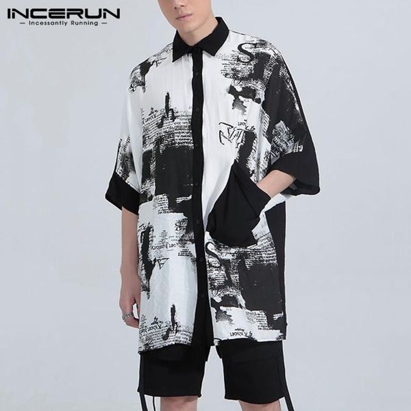 summer fashion men shirt printed streetwear loose 2021 half sleeve brand lapel casual shirts hombre personality camisas men's, White;black
summer fashion men shirt printed streetwear loose 2021 half sleeve brand lapel casual shirts hombre personality camisas men's, White;black