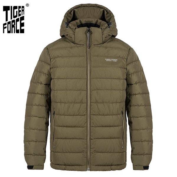 tiger force men's winter jacket medium-long hooded jackets thick army green casual outdoor warm parka man coat 70769 211119, Black
tiger force men's winter jacket medium-long hooded jackets thick army green casual outdoor warm parka man coat 70769 211119, Black