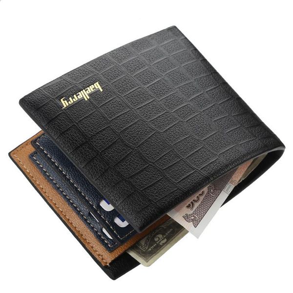 wallets men's short wallet retro multi card position three fold fashion crocodile soft leather zero brand, Red;black
wallets men's short wallet retro multi card position three fold fashion crocodile soft leather zero brand, Red;black