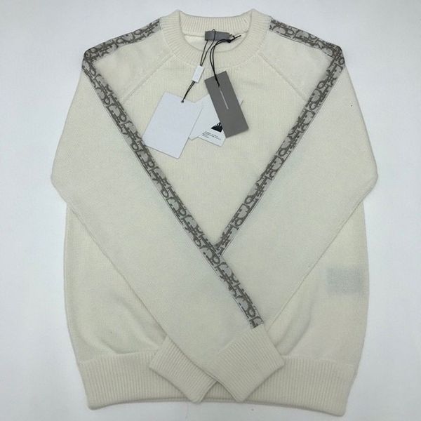 sweater 2021 autumn and winter d home side full letter long sleeve loose fashion round neck knitted, White;black
sweater 2021 autumn and winter d home side full letter long sleeve loose fashion round neck knitted, White;black