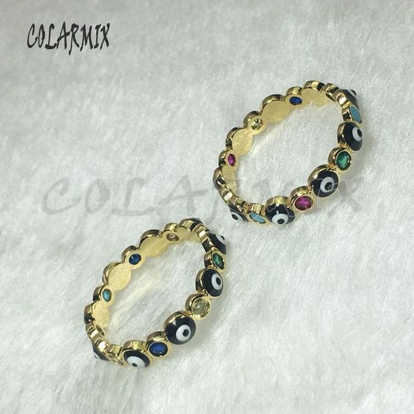 cluster rings 10 pcs tiny turkish eye black jewelry gift for lady simple style wholesale 5611, Golden;silver
cluster rings 10 pcs tiny turkish eye black jewelry gift for lady simple style wholesale 5611, Golden;silver