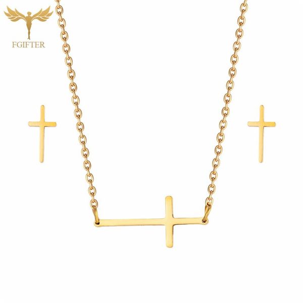 earrings & necklace cross ear studs faith pendant plated gold dainty chain minimalist simple tiny god lords prayer religious jewelry gift, Silver
earrings & necklace cross ear studs faith pendant plated gold dainty chain minimalist simple tiny god lords prayer religious jewelry gift, Silver